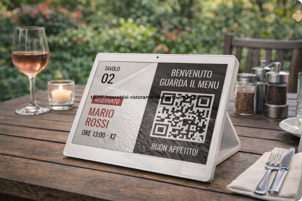 Tavoli interattivi: migliora l’esperienza con Cooperto Smart Display